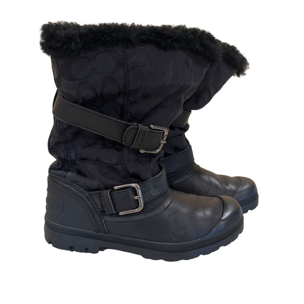 VINTAGE COACH “Holiway” monogram boots